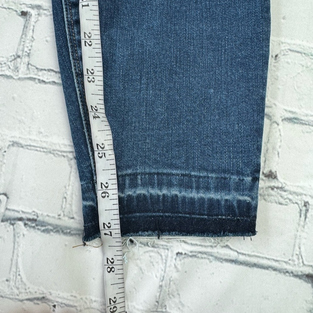 NWT Spanx Distressed Ankle Skinny Jeans Medium blue Wash size M - Picture 9 of 11